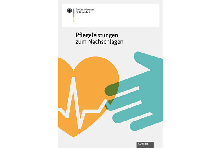 Pflege zum Nachschlagen Deckblatt der Broschüre "Pflege zum Nachschlagen"